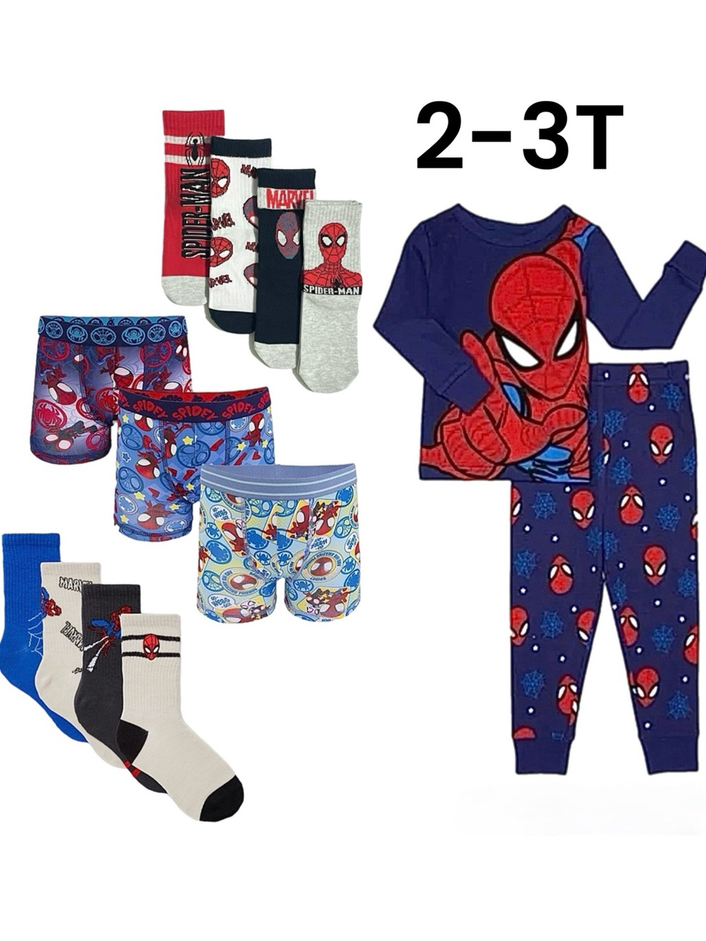 NEW!!! Marvel Spider-Man 2T/3T Set